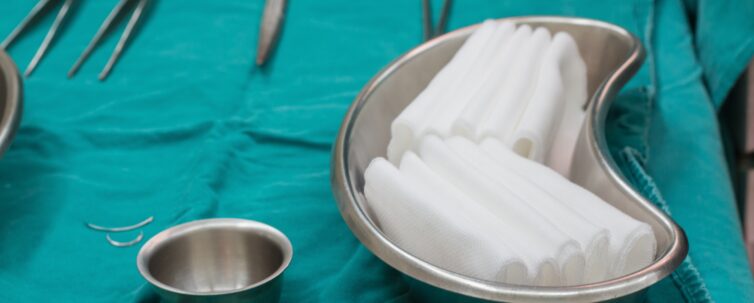 Surgical sponge with surgical tools