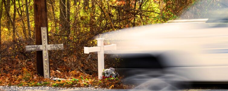 Roadside Memorial for Traffic Fatalities