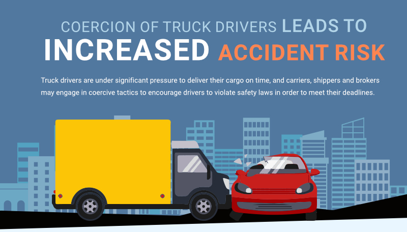 Coercion Of Truck Drivers Leads to Increased Accident Risk