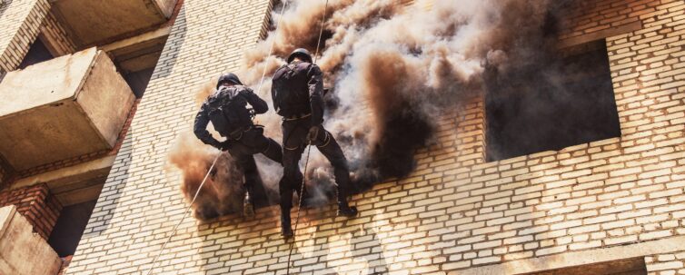 SWAT during assault operation