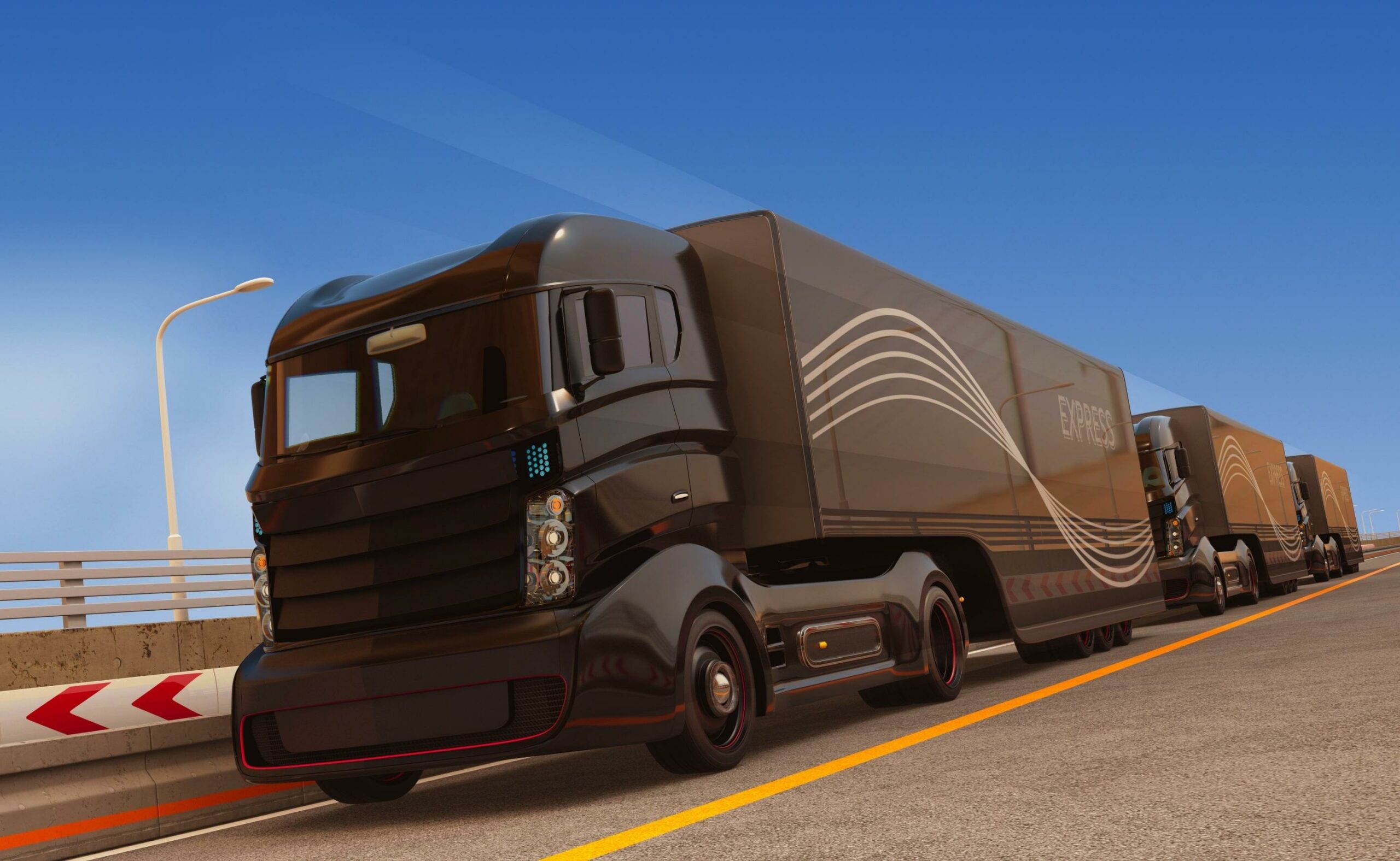 Autonomous truck fleet