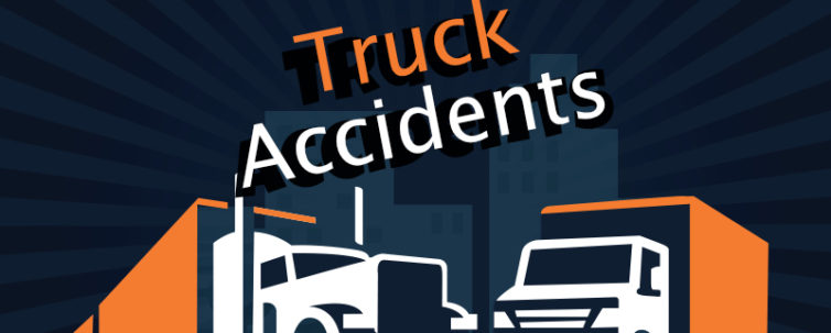 Five Factors That Cause Large Truck Accidents infographic