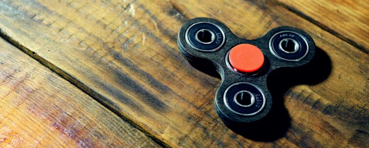 A Rare Handmade Wooden Fidget Spinner