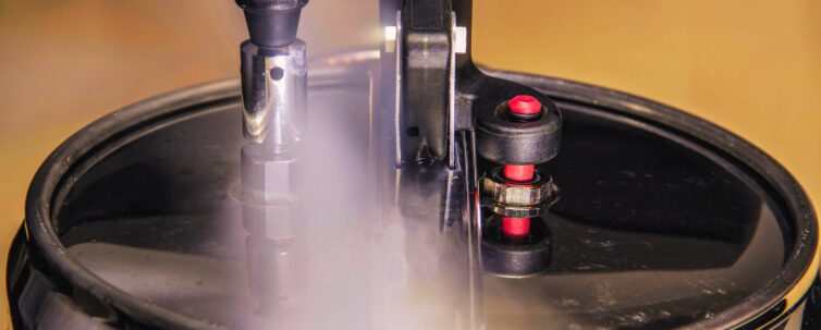 pressure cooker releasing hot steam