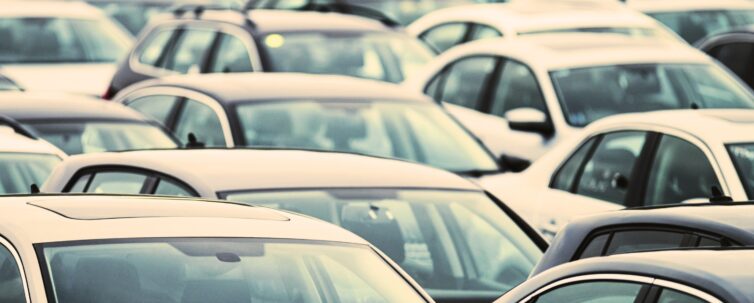 collection of cars on the road