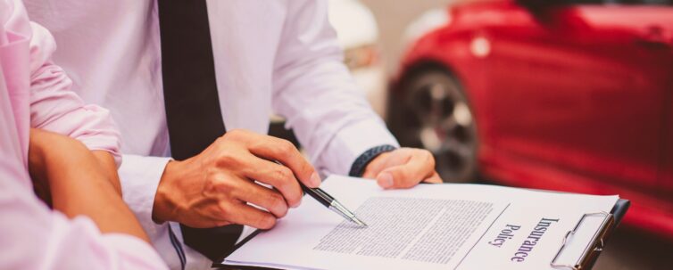 Insurance Agent Explaining Insurance Policy