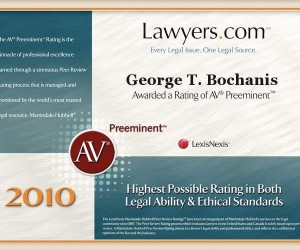 2015 lawyers.com AV rated award