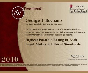 2010 AV rated peer review award