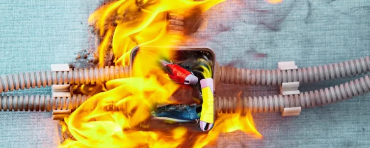 burning wires