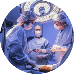 Surgeons in the operating room